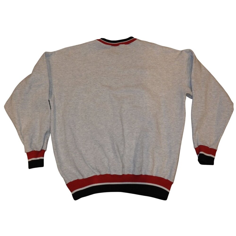 Vintage 1990s Kansas City Chiefs The Game Crew Neck Pullover Sweatshirt XXL - Picture 5 of 6
